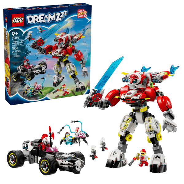 Cooper's Tiger Mech & Zero's Hot Rod Car — 1