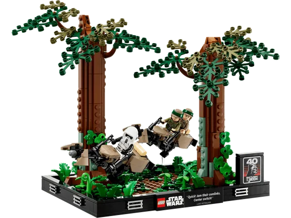 Endor Speeder Chase Diorama — 2