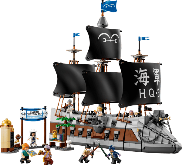 Garp's Marine Battleship — 2