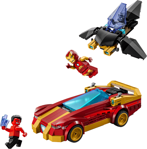 Iron Man Car & Black Panther vs. Red Hulk — 2
