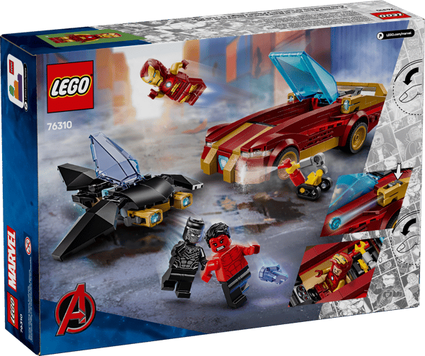 Iron Man Car & Black Panther vs. Red Hulk — 10