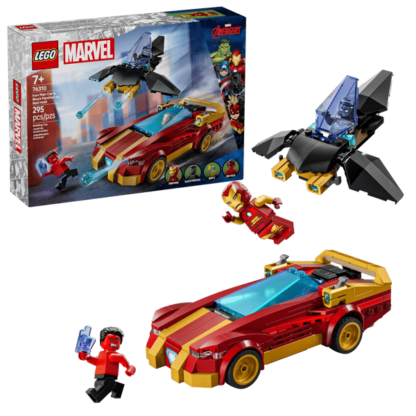 Iron Man Car & Black Panther vs. Red Hulk — 1