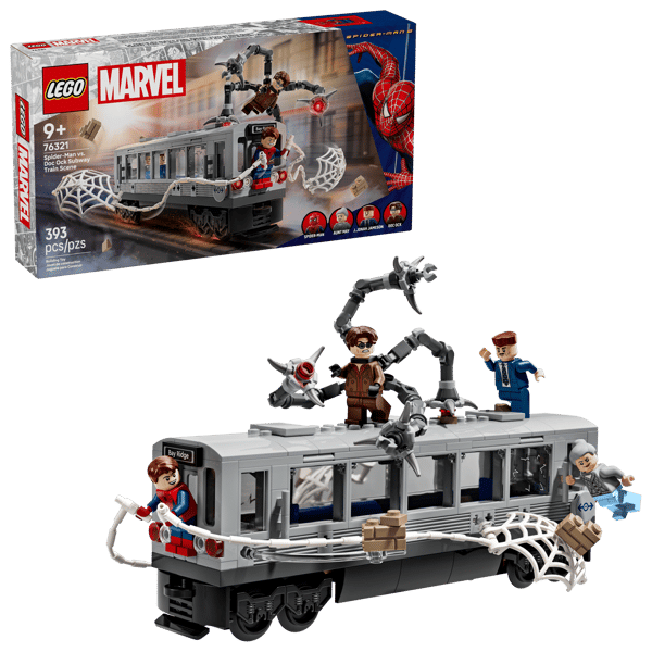 Spider-Man vs. Doc Ock Subway Train Scene — 1