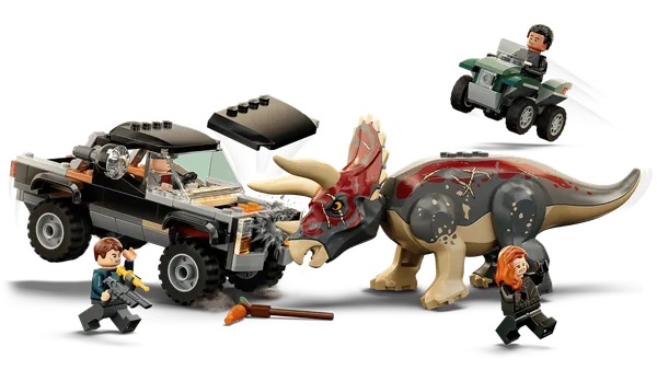 Triceratops Pickup Truck Ambush — 3