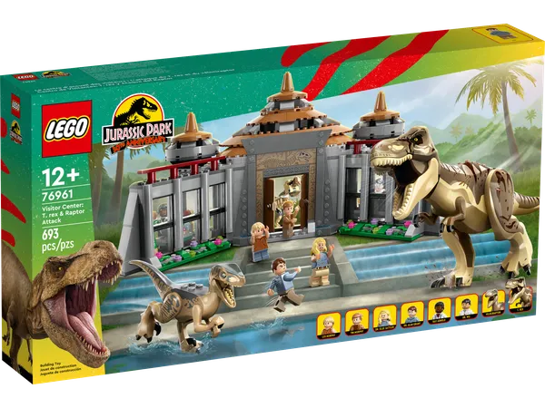 Visitor Center: T. rex & Raptor Attack — 1