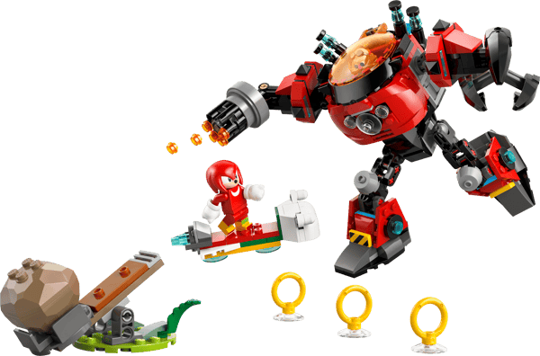 Knuckles vs. Dr. Eggman Egg Crusher Mech — 2