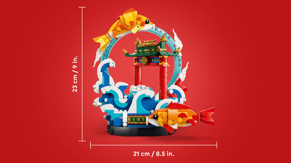 Prosperity Carp Leaping — 6